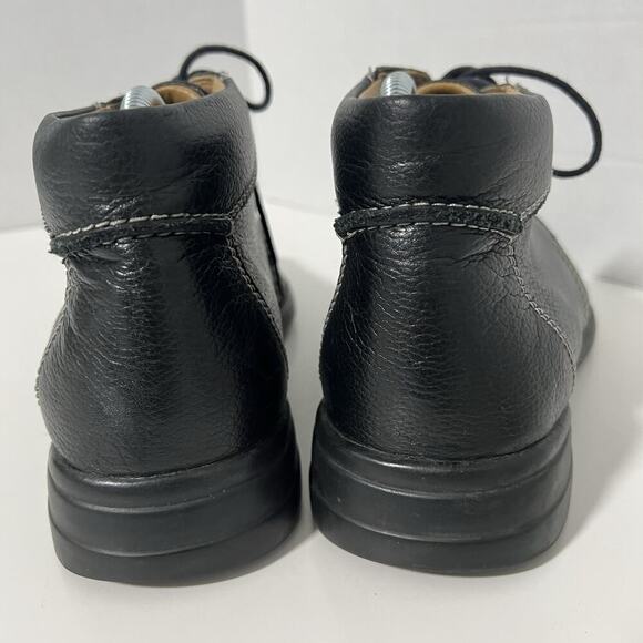 Johnston & Murphy Hunley Plain Toe Chukka Boots Shoes Size 9 M Black Leather - Picture 6 of 11